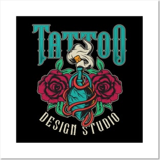 Tattoo Design Studio Posters and Art